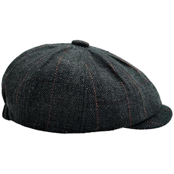 Jaxon Union Newsboy Cap (Small, Charcoal) at Amazon Men's Clothing